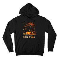 Autumn Fall Pumpkin Truck Thanksgiving Doberman Dog Hoodie