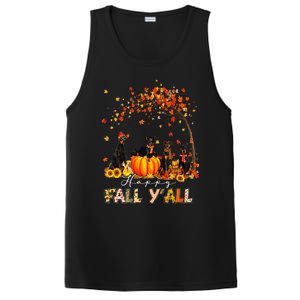 Autumn Fall Pumpkin Truck Thanksgiving Doberman Dog PosiCharge Competitor Tank