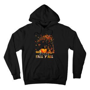 Autumn Fall Pumpkin Truck Thanksgiving Doberman Dog Tall Hoodie