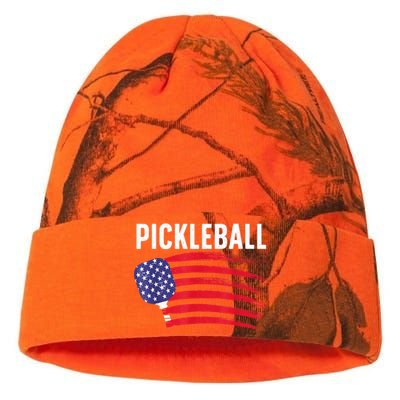 American Flag Pickleball Lover Gift Paddle Sport Kati Licensed 12" Camo Beanie