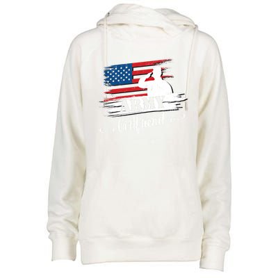 Army Friend Proud Us Military Army Cool Gift Womens Funnel Neck Pullover Hood