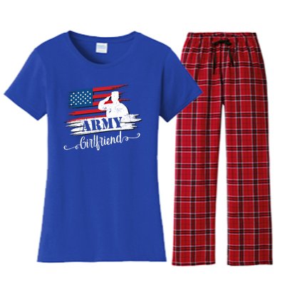 Army Friend Proud Us Military Army Cool Gift Women's Flannel Pajama Set