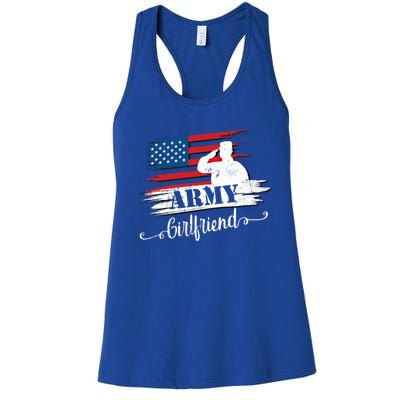 Army Friend Proud Us Military Army Cool Gift Women's Racerback Tank