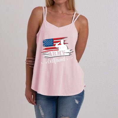 Army Friend Proud Us Military Army Cool Gift Women's Strappy Tank