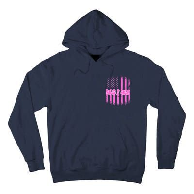 American Flag Pink 45 47 Tall Hoodie