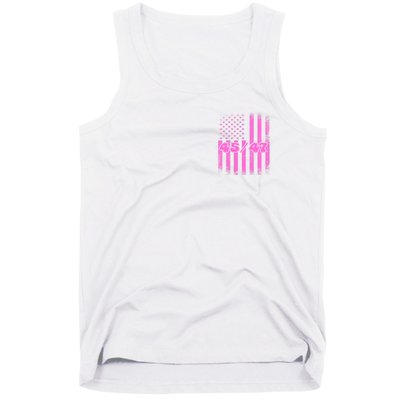 American Flag Pink 45 47 Tank Top