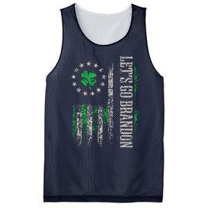 American Flag Patriots Lets Go Brandon St Patricks Day Mesh Reversible Basketball Jersey Tank