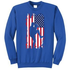 American Flag Pitcher Baseball Apparel Great Gift Baseball Gift Sweatshirt