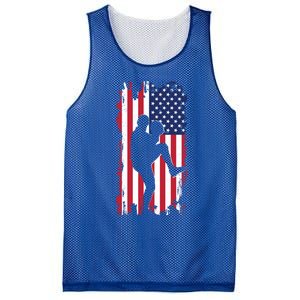 American Flag Pitcher Baseball Apparel Great Gift Baseball Gift Mesh Reversible Basketball Jersey Tank