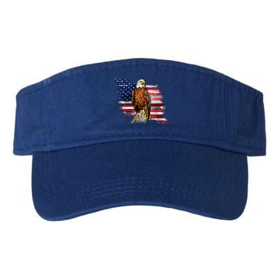 American Flag Patriotic Eagle Vintage Visor