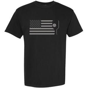 American Flag Pickleball Garment-Dyed Heavyweight T-Shirt