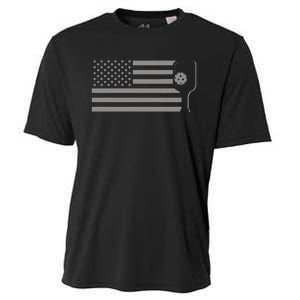 American Flag Pickleball Cooling Performance Crew T-Shirt