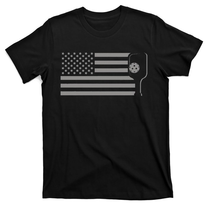 American Flag Pickleball T-Shirt