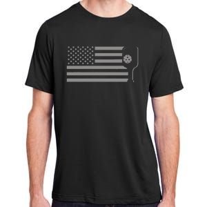 American Flag Pickleball Adult ChromaSoft Performance T-Shirt