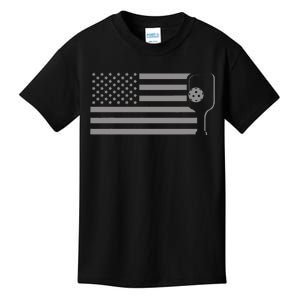 American Flag Pickleball Kids T-Shirt