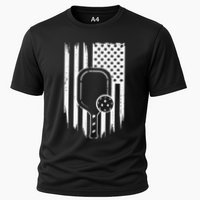 American Flag Pickleball Apparel Pickleball Cooling Performance Crew T-Shirt