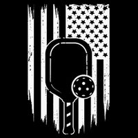 American Flag Pickleball Apparel Pickleball Drawstring Bag