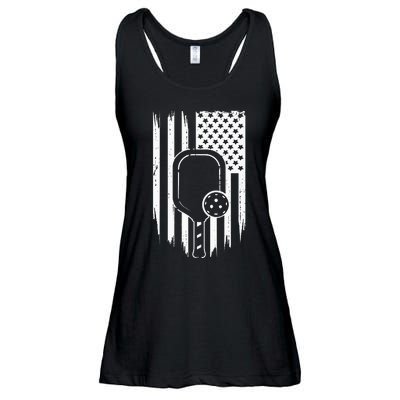 American Flag Pickleball Apparel Pickleball Ladies Essential Flowy Tank