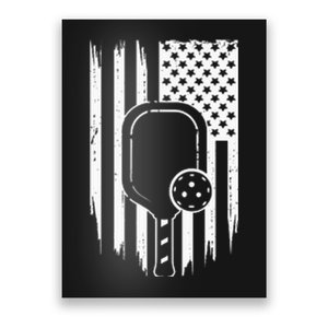 American Flag Pickleball Apparel Pickleball Poster