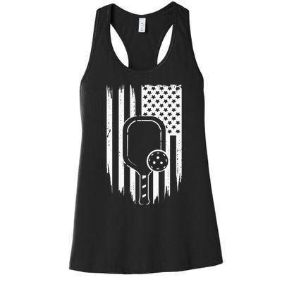 American Flag Pickleball Apparel Pickleball Women's Racerback Tank