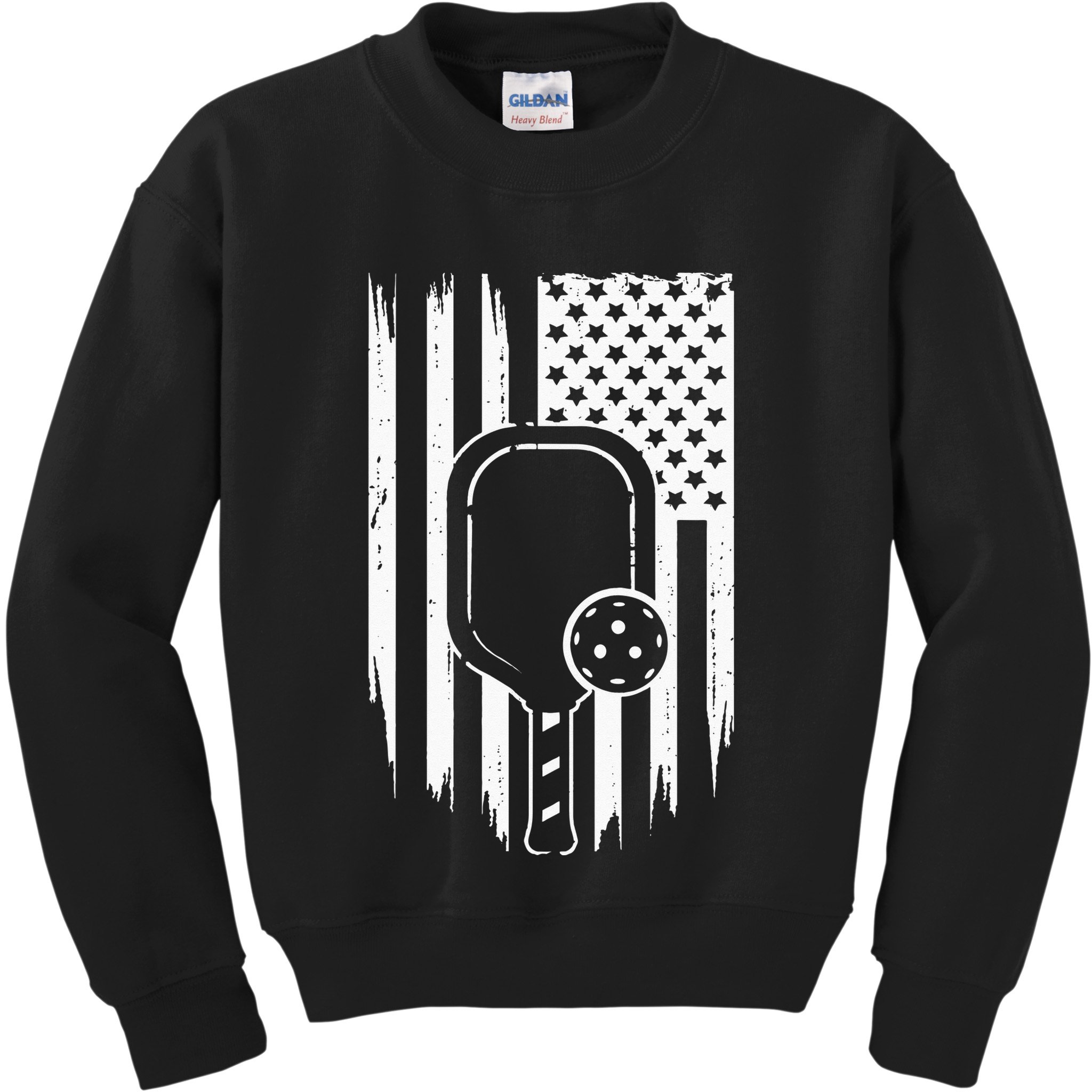 American Flag Pickleball Apparel Pickleball Kids Sweatshirt