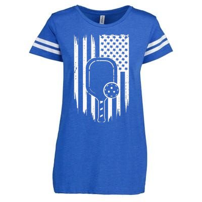 American Flag Pickleball Apparel Pickleball Enza Ladies Jersey Football T-Shirt