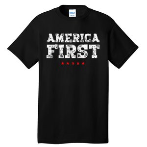 America First Protrump Tall T-Shirt