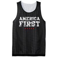 America First Protrump Mesh Reversible Basketball Jersey Tank