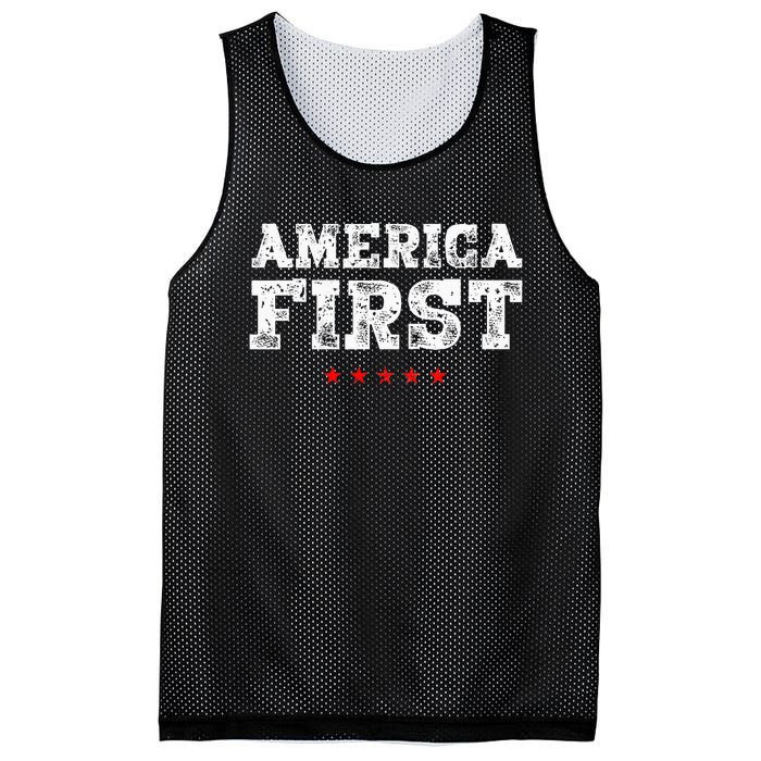 America First Protrump Mesh Reversible Basketball Jersey Tank