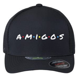 Amigos Fun Pop Culture Friends Humor Cute and Trendy TV Flexfit Unipanel Trucker Cap