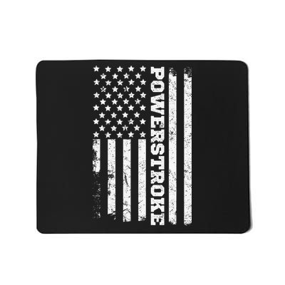 American Flag Powerstroke Mousepad