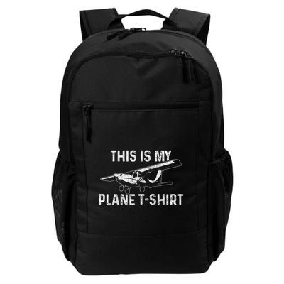 Airplane Funny Pilot Aviation Rc Model Flight Gift Daily Commute Backpack