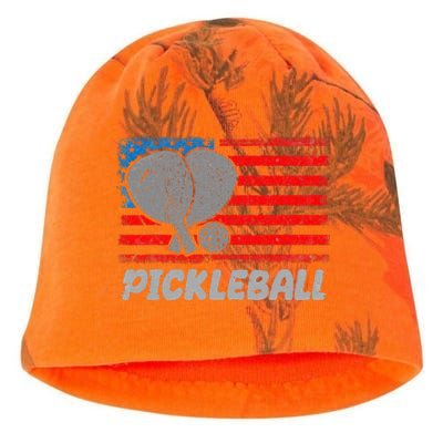 American Flag Pickleball Players Pickleball Paddles Kati - Camo Knit Beanie