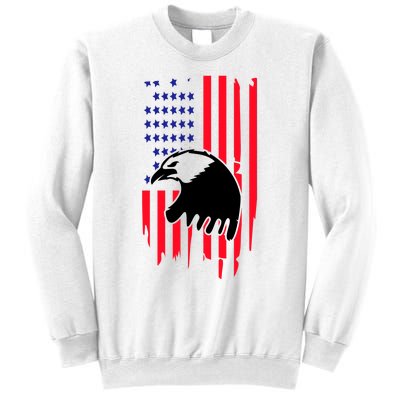 America Flag Patriotic Eagle Sweatshirt