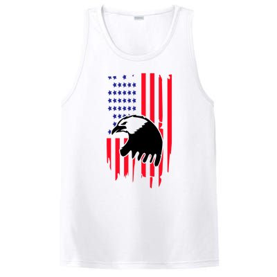 America Flag Patriotic Eagle PosiCharge Competitor Tank