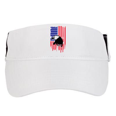 America Flag Patriotic Eagle Adult Drive Performance Visor