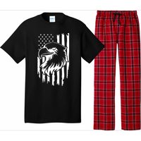 America Flag Patriotic Eagle Pajama Set