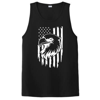 America Flag Patriotic Eagle PosiCharge Competitor Tank