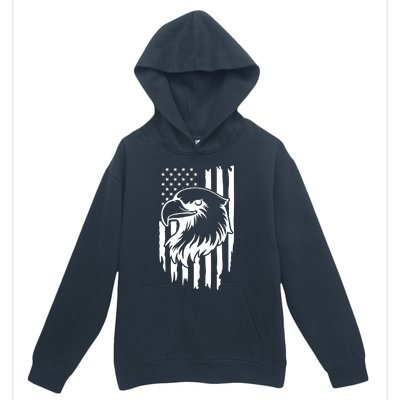 America Flag Patriotic Eagle Urban Pullover Hoodie