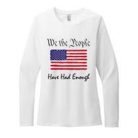 American Flag Patriotic 1776 We The People Have Had Enough Womens CVC Long Sleeve Shirt