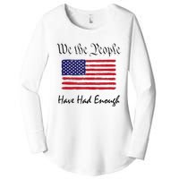 American Flag Patriotic 1776 We The People Have Had Enough Women's Perfect Tri Tunic Long Sleeve Shirt