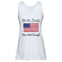 American Flag Patriotic 1776 We The People Have Had Enough Ladies Essential Flowy Tank