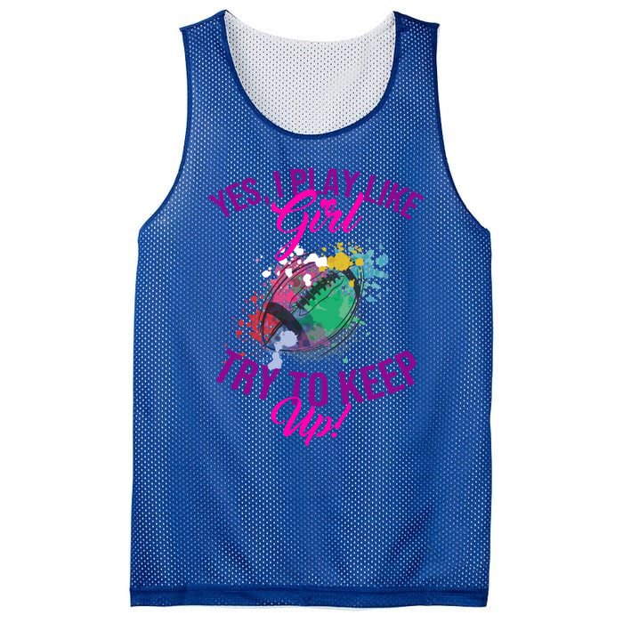 American Football Quote Or Gift Mesh Reversible Basketball Jersey Tank