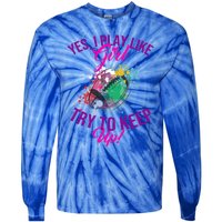 American Football Quote Or Gift Tie-Dye Long Sleeve Shirt