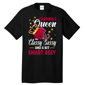 Arizona Football Queen Classy Sassy And A Bit Smart Assy Tall T-Shirt