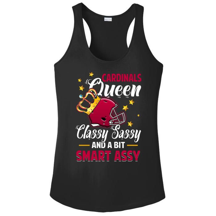 Arizona Football Queen Classy Sassy And A Bit Smart Assy Ladies PosiCharge Competitor Racerback Tank