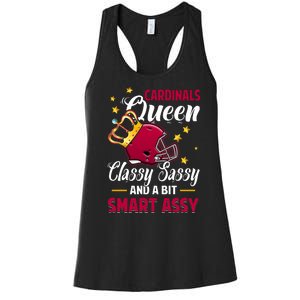 Arizona Football Queen Classy Sassy And A Bit Smart Assy Women's Racerback Tank