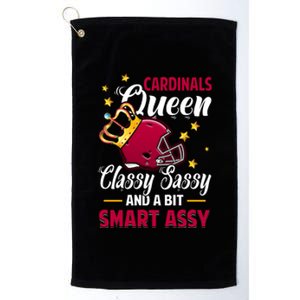 Arizona Football Queen Classy Sassy And A Bit Smart Assy Platinum Collection Golf Towel