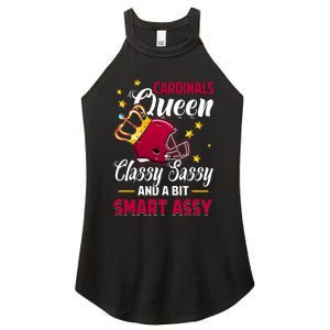 Arizona Football Queen Classy Sassy And A Bit Smart Assy Women's Perfect Tri Rocker Tank