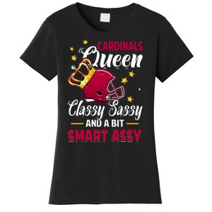 Arizona Football Queen Classy Sassy And A Bit Smart Assy Women's T-Shirt